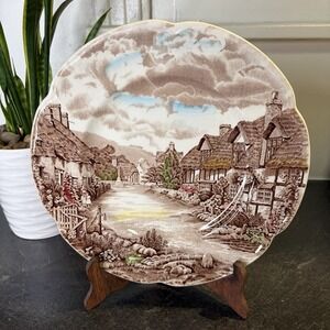 Johnson Bros Olde English Countryside Transferware 10" Dinner Plate EUC